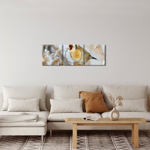 Slika - Češljugar (sa satom) (90x30 cm)