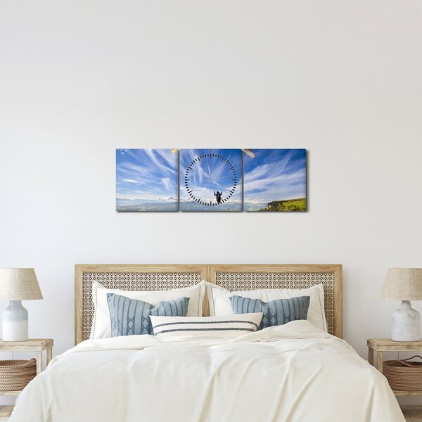 Slika - Paragliding (sa satom) (90x30 cm)