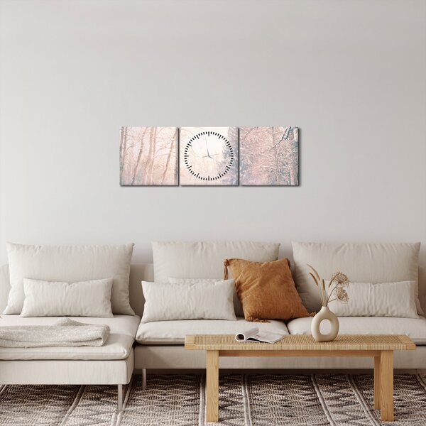 Slika - Pogled na šumu (sa satom) (90x30 cm)