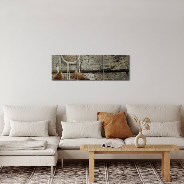 Slika - Hvatač snova (sa satom) (90x30 cm)