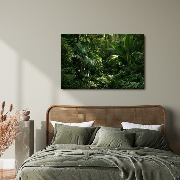 Slika tropska džungla u zelenilu