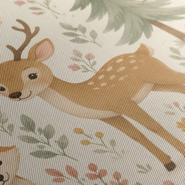 Slika šumske životinjice u nježnom stilu