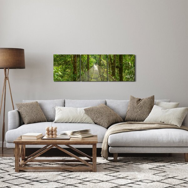 Slika - Viseći most (sa satom) (90x30 cm)