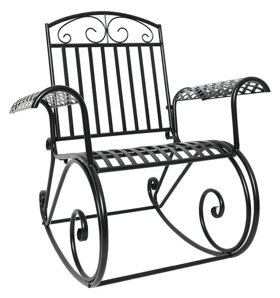 Zondo Vrtna fotelja za ljuljanje Flamanda (crna)