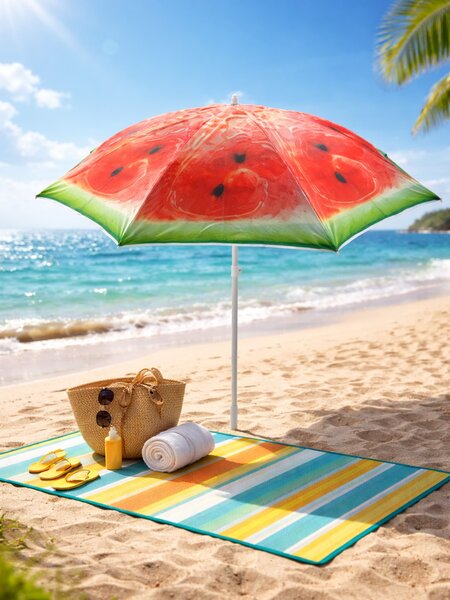 Sinsay - Suncobran za plažu s motivom lubenice