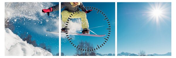 Slika - Snowboarder (sa satom) (90x30 cm)