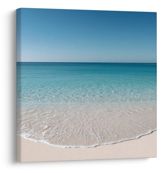 Slika azurni horizont nad pješčanom plažom