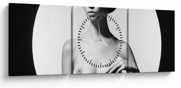 Slika - Ženski akt (sa satom) (90x30 cm)