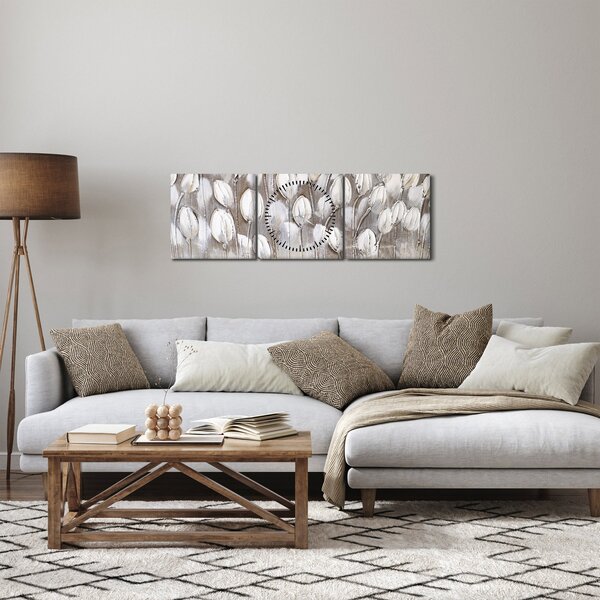 Slika - Strukturirani tulipani (sa satom) (90x30 cm)