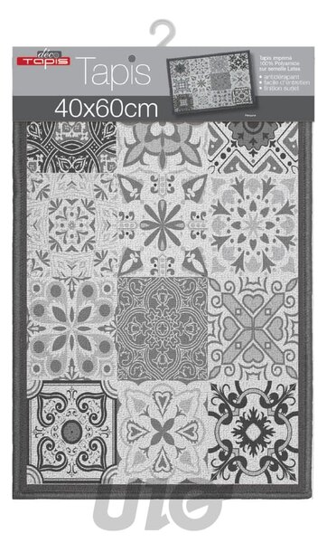 Sivi periv tepih 40x60 cm Persane – douceur d'intérieur