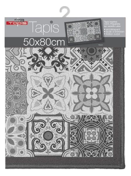 Sivi periv tepih 50x80 cm Persane – douceur d'intérieur
