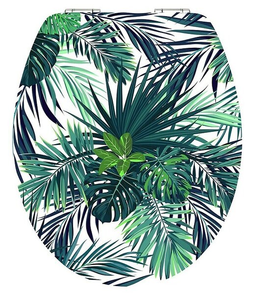 Poseidon WC daska Jungle (MDF, Raznobojno, Samospuštajuća)