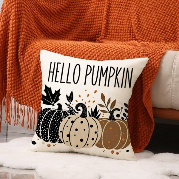 Jastučnica HELLO PUMPKIN 45x45 cm, bež boje