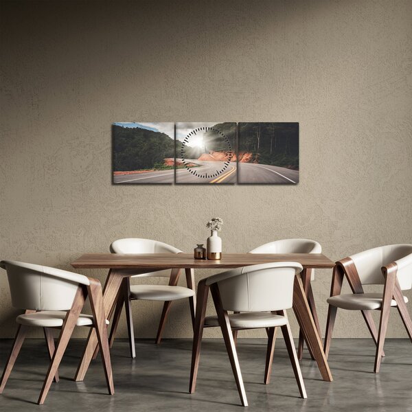 Slika - Početak ceste (sa satom) (90x30 cm)