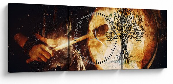 Slika - Tajanstveno drvo života (sa satom) (90x30 cm)