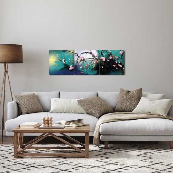 Slika - Drvo, grafika (sa satom) (90x30 cm)