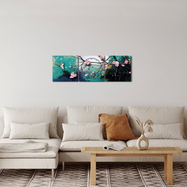 Slika - Drvo, grafika (sa satom) (90x30 cm)