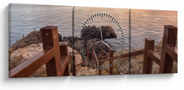 Slika - Silazak do mora (sa satom) (90x30 cm)