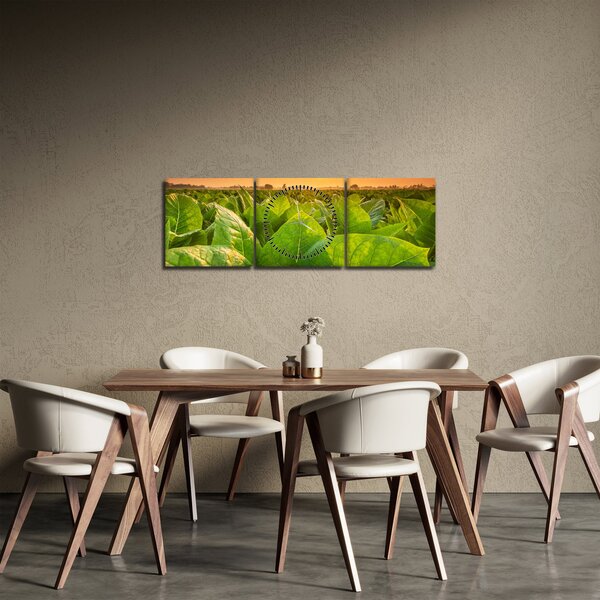 Slika - Polje (sa satom) (90x30 cm)