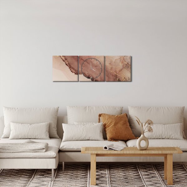 Slika - Zlatni glitteri (sa satom) (90x30 cm)