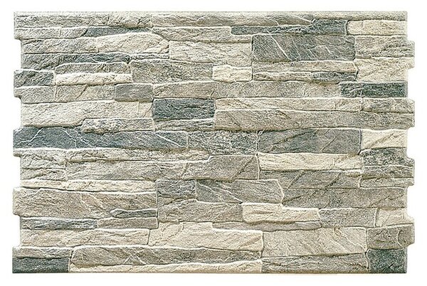 Pločice od ukrasnog kamena Aitana (50 x 33,5 cm, Sive boje, Izgled kamena)