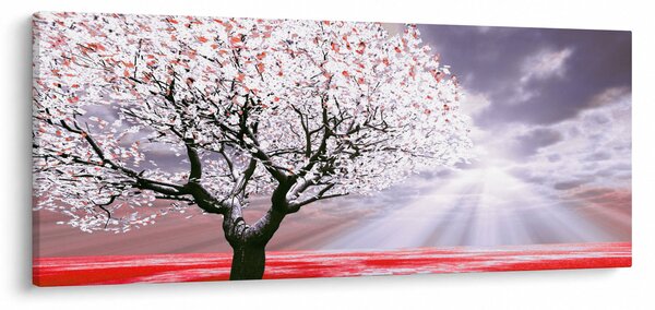 Crvena slika stabla (120x50 cm)