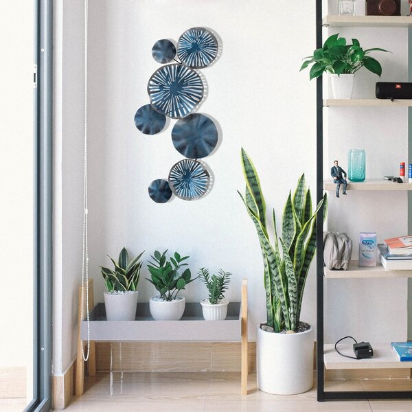 Metalni zidni ukras 79x35 cm Astrid - Wallity