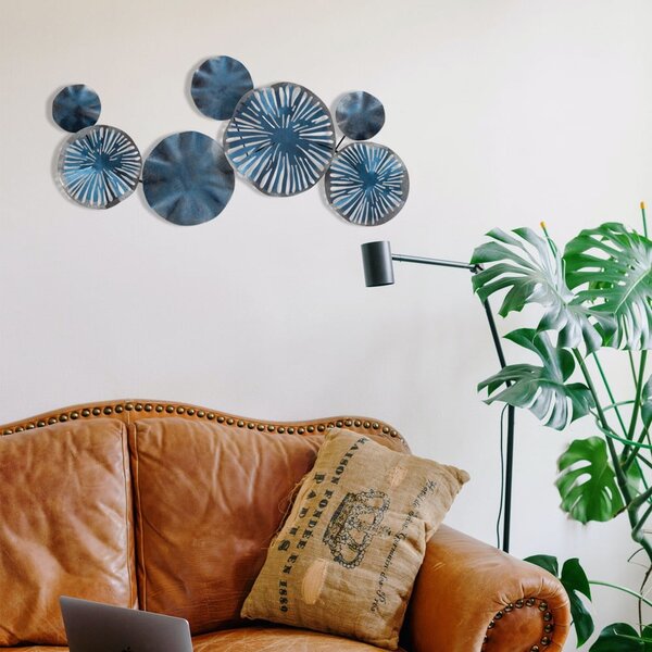 Metalni zidni ukras 79x35 cm Astrid - Wallity