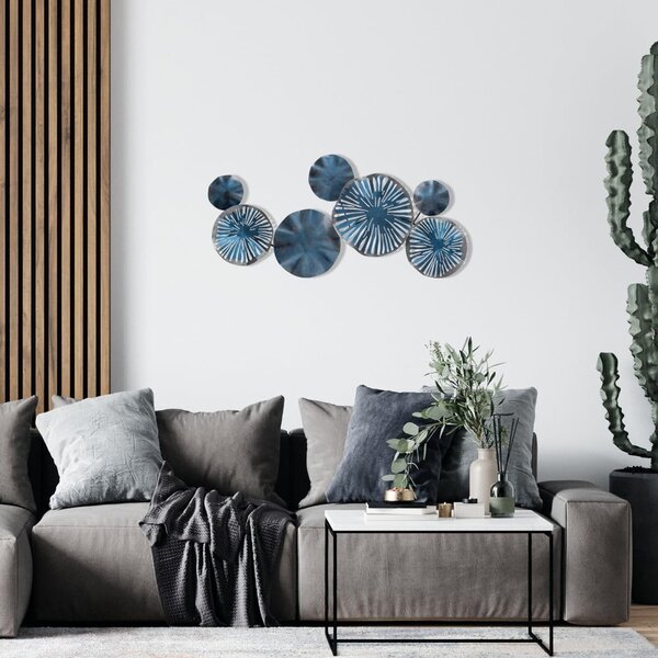 Metalni zidni ukras 79x35 cm Astrid - Wallity