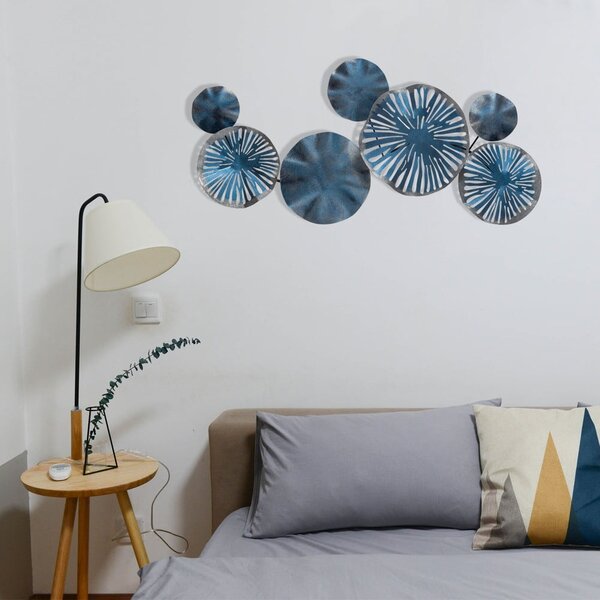 Metalni zidni ukras 79x35 cm Astrid - Wallity