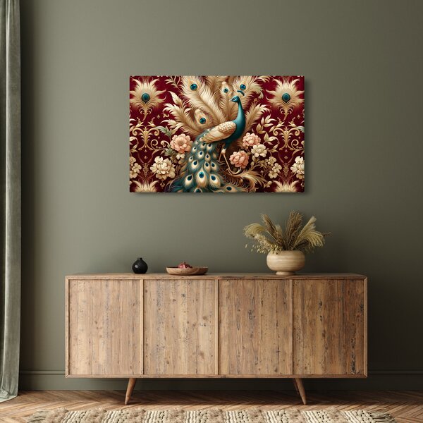Slika – Elegantni paun (90x60 cm)