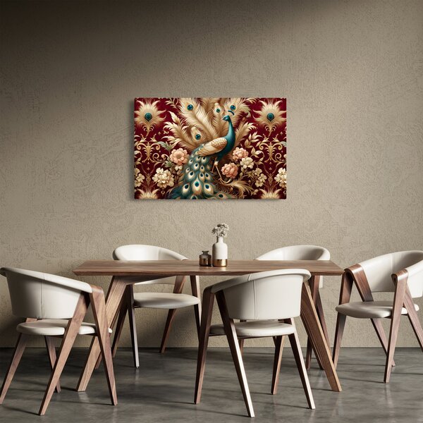 Slika – Elegantni paun (90x60 cm)