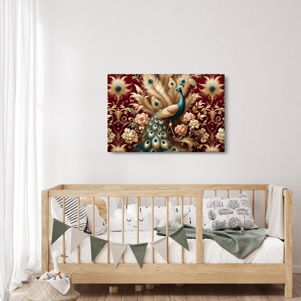 Slika – Elegantni paun (90x60 cm)