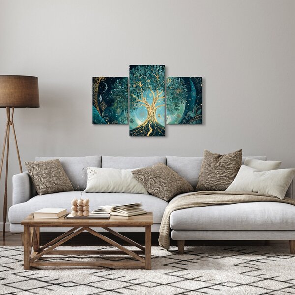Slika – Drvo života u svemiru (90x60 cm)
