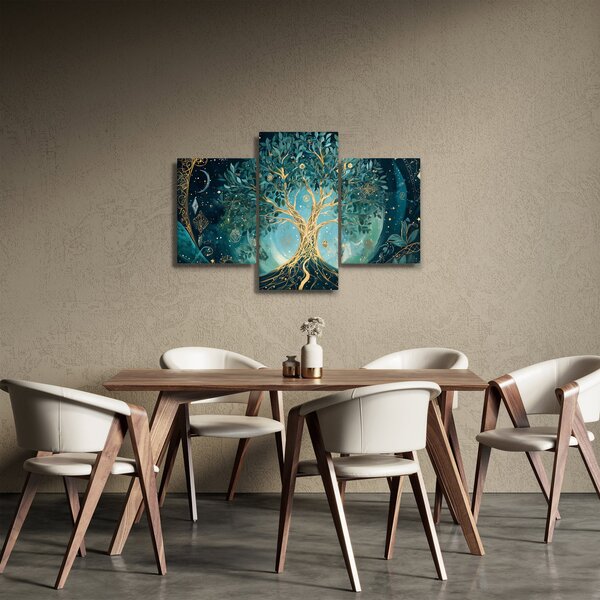 Slika – Drvo života u svemiru (90x60 cm)