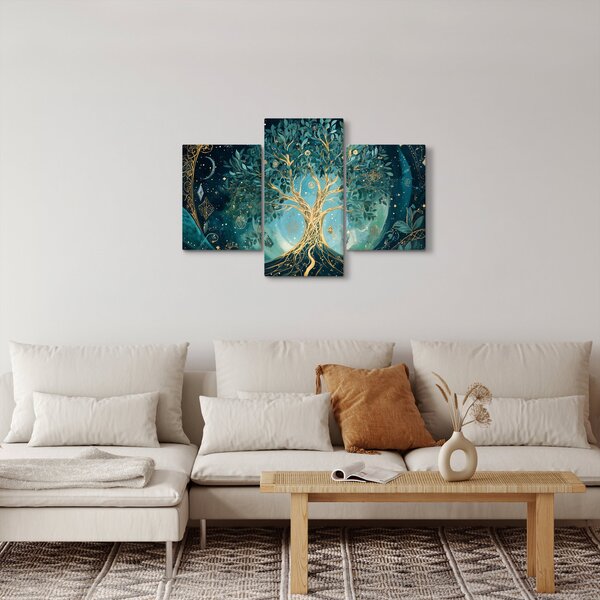 Slika – Drvo života u svemiru (90x60 cm)