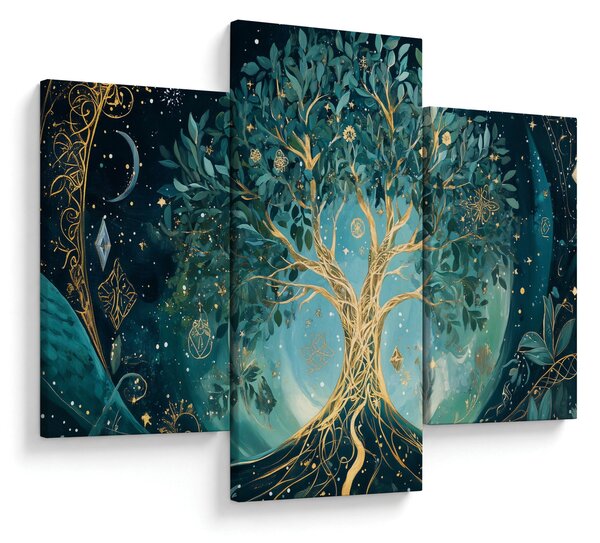 Slika – Drvo života u svemiru (90x60 cm)