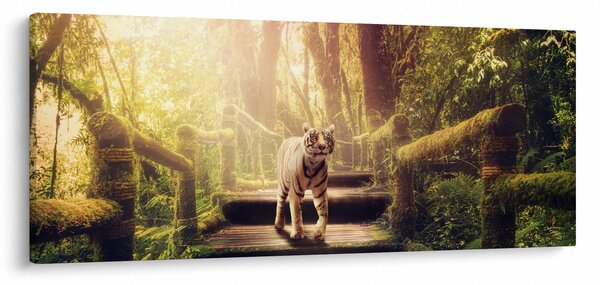 Slika tigra u džungli (120x50 cm)