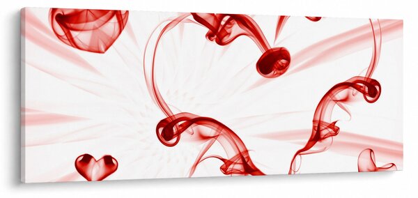 Slika srce od dima (120x50 cm)