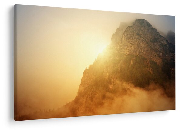 Slika planine u magli (90x60 cm)