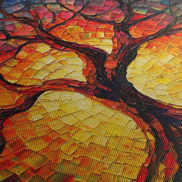 Slika - Stablo života u mozaiku (90x60 cm)