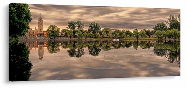 Slika jezera i drveća (120x50 cm)