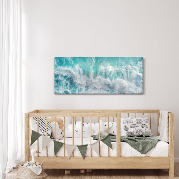Slika - Pogled na oceanske valove (120x50 cm)