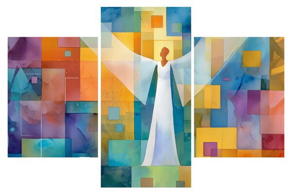 Slika - Geometrijski anđeo (90x60 cm)