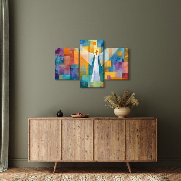 Slika - Geometrijski anđeo (90x60 cm)