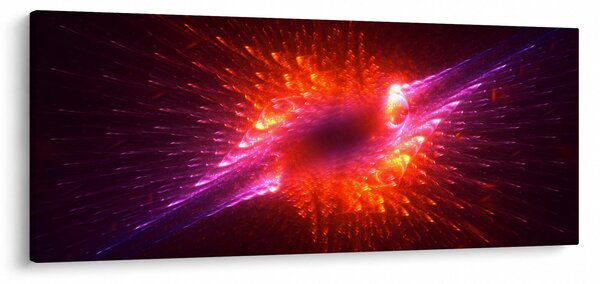Slika suvremene trnovite apstrakcije (120x50 cm)