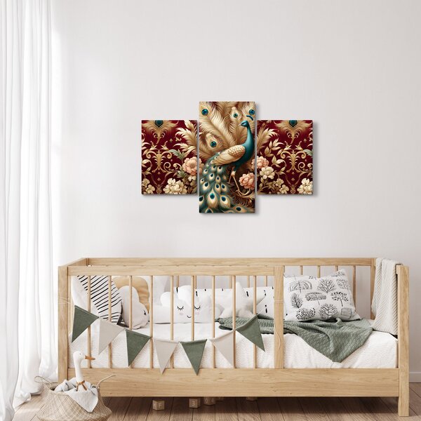 Slika – Elegantni paun (90x60 cm)