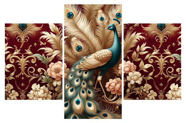 Slika – Elegantni paun (90x60 cm)