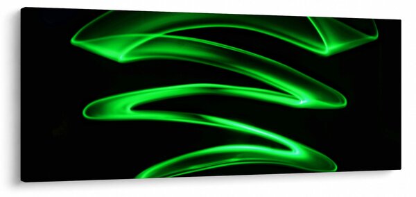 Slika - neonski valovi (120x50 cm)