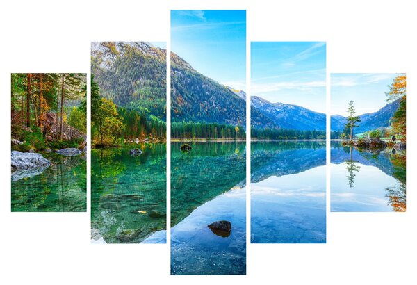 Slika - Jezero Hintersee (150x105 cm)
